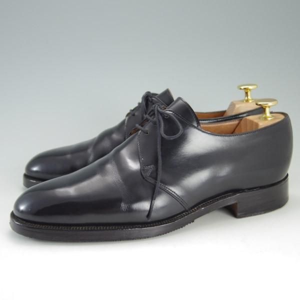 極上★クロケット&ジョーンズ 7.5E【★(英)ポールスミス別注/Paul Smith】DARTMOUTH/プレーントゥ/Vフロント/メンズ/Crockett&Jones★e329