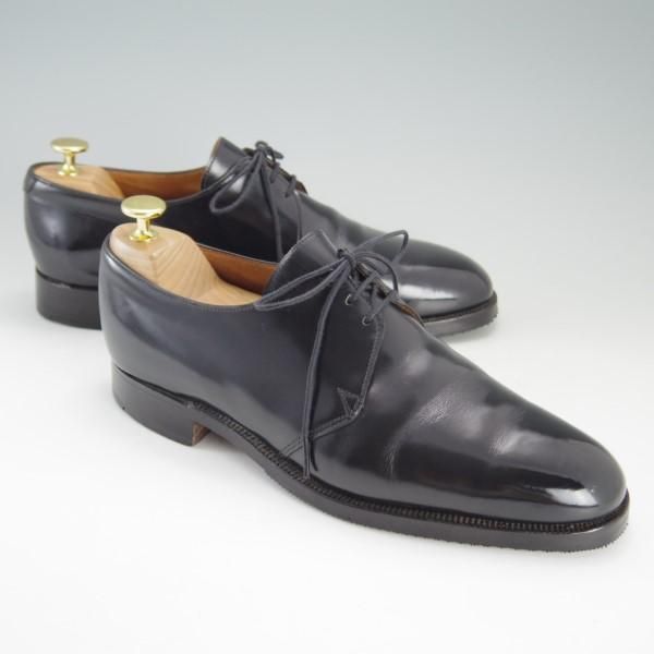 極上★クロケット&ジョーンズ 7.5E【★(英)ポールスミス別注/Paul Smith】DARTMOUTH/プレーントゥ/Vフロント/メンズ/Crockett&Jones★e329