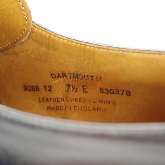 極上★クロケット&ジョーンズ 7.5E【★(英)ポールスミス別注/Paul Smith】DARTMOUTH/プレーントゥ/Vフロント/メンズ/Crockett&Jones★e329