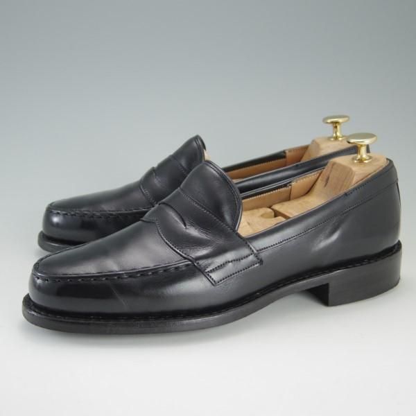 極上★(英)チーニー 7F【モデル定価￥73,440-★ダイナイトソール仕様/HOWARD R】5203ラスト/コインローファー/黒/メンズ/CHEANEY★e330