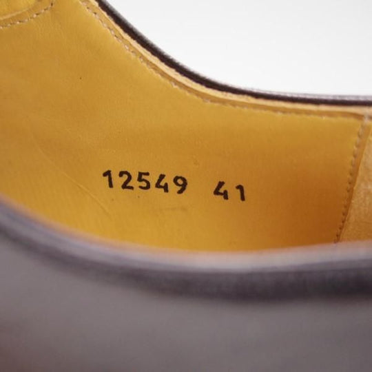 極美品★(スペイン製)マグナーニ SIZE 41【★ボロネーゼ製法/ストレートチップ】12549/カーフ/黒/メンズ/MAGNANNI★e332