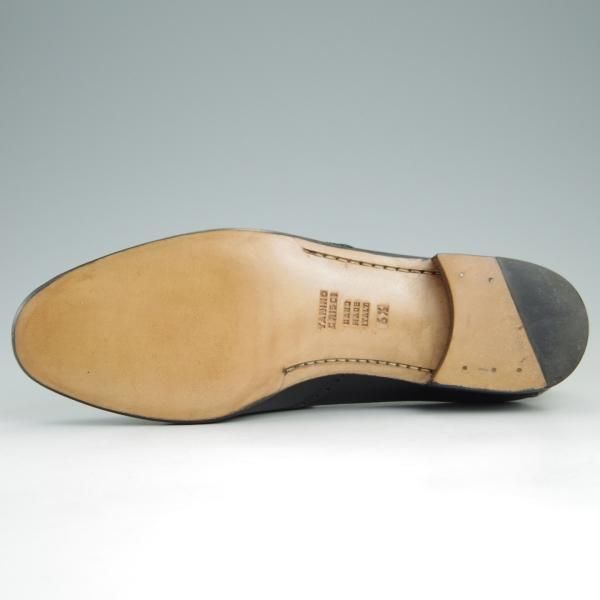 新品★(伊)タニノクリスチー SIZE 6.5【貴重★デッドストック/FRAZOSO/キルトモンク】108449/カーフ/NERO/黒/メンズ/TANINO CRISCI★e334