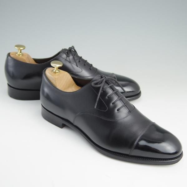 美品★エドワードグリーン 7.5E【定価￥174,900-★チェルシー/CHELSEA/202ラスト】ストレートチップ/カーフ/メンズ/EDWARD GREEN★e335