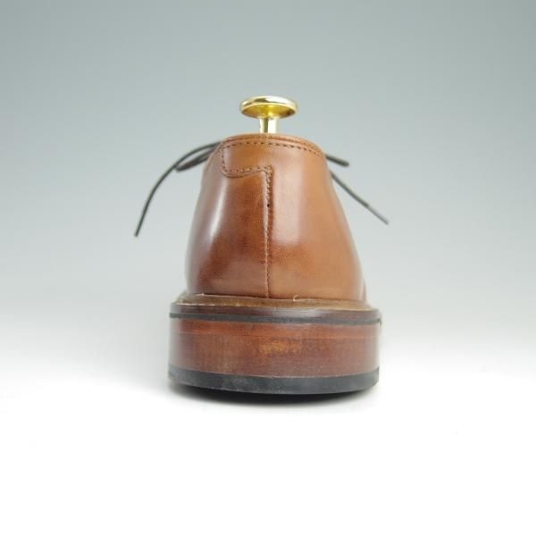 未使用★(英)Jones Bootmaker/ジョーンズ SIZE 8【グッドイヤーウェルテッド製法★プレーントゥ/NOISY】カーフ/茶★e336