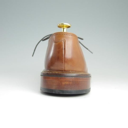 未使用★(英)Jones Bootmaker/ジョーンズ SIZE 8【グッドイヤーウェルテッド製法★プレーントゥ/NOISY】カーフ/茶★e336