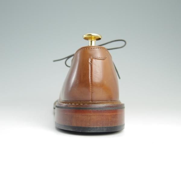 未使用★(英)Jones Bootmaker/ジョーンズ SIZE 8【グッドイヤーウェルテッド製法★プレーントゥ/NOISY】カーフ/茶★e336