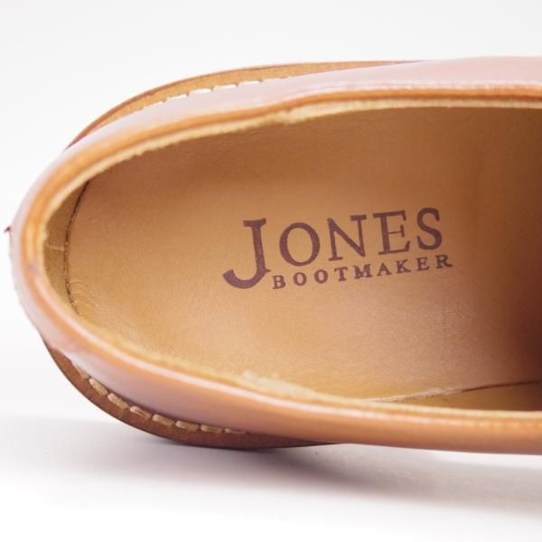 未使用★(英)Jones Bootmaker/ジョーンズ SIZE 8【グッドイヤーウェルテッド製法★プレーントゥ/NOISY】カーフ/茶★e336