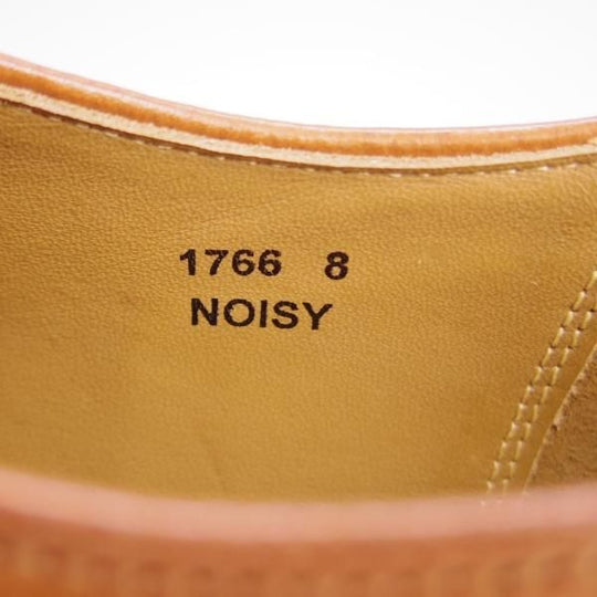 未使用★(英)Jones Bootmaker/ジョーンズ SIZE 8【グッドイヤーウェルテッド製法★プレーントゥ/NOISY】カーフ/茶★e336