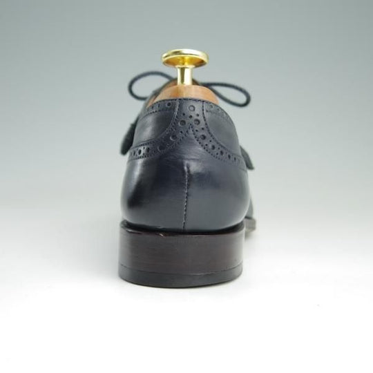 極上★(スペイン製)カルミナ(レディース) SIZE 5【モデル定価￥58,320-★セミブローグ/1547】MADISON/20ラスト/カーフ/紺/CARMINA★e337