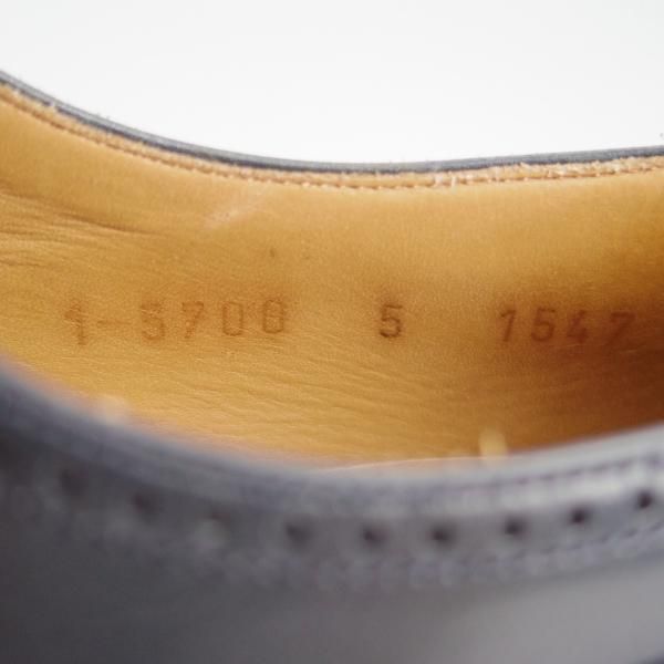 極上★(スペイン製)カルミナ(レディース) SIZE 5【モデル定価￥58,320-★セミブローグ/1547】MADISON/20ラスト/カーフ/紺/CARMINA★e337