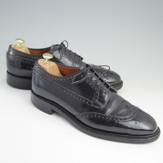 極上★チャーチ 85F/UK8.5【旧チャーチ★ブックバインダーカーフ/73ラスト/GRAFTON】グラフトン/3都市ロゴ/黒/メンズ/Church's★e339