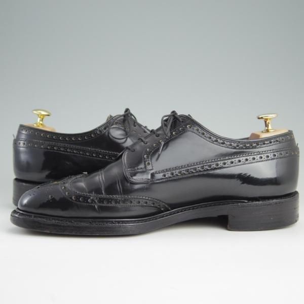 極上★チャーチ 85F/UK8.5【旧チャーチ★ブックバインダーカーフ/73ラスト/GRAFTON】グラフトン/3都市ロゴ/黒/メンズ/Church's★e339