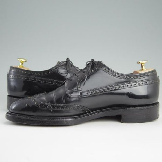 極上★チャーチ 85F/UK8.5【旧チャーチ★ブックバインダーカーフ/73ラスト/GRAFTON】グラフトン/3都市ロゴ/黒/メンズ/Church's★e339