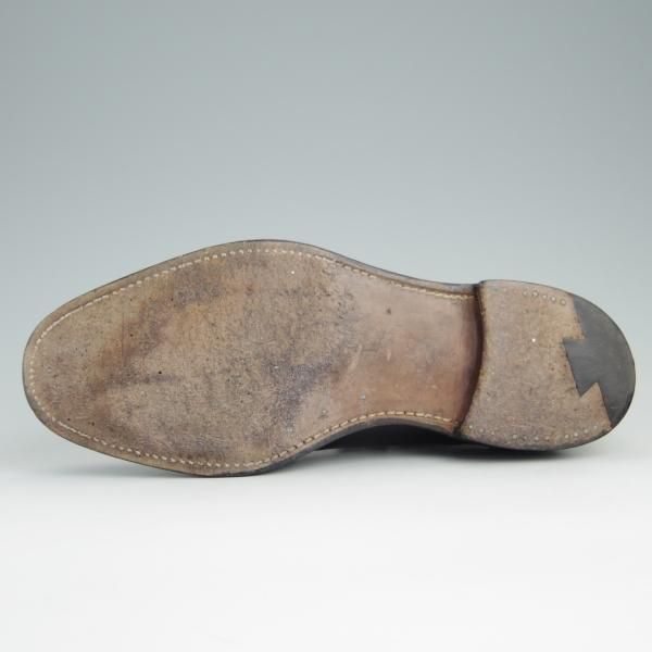 極上★チャーチ 85F/UK8.5【旧チャーチ★ブックバインダーカーフ/73ラスト/GRAFTON】グラフトン/3都市ロゴ/黒/メンズ/Church's★e339