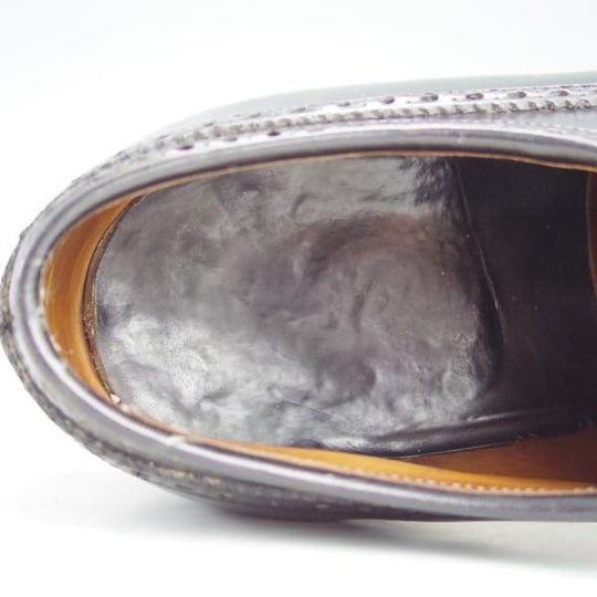 極上★チャーチ 85F/UK8.5【旧チャーチ★ブックバインダーカーフ/73ラスト/GRAFTON】グラフトン/3都市ロゴ/黒/メンズ/Church's★e339