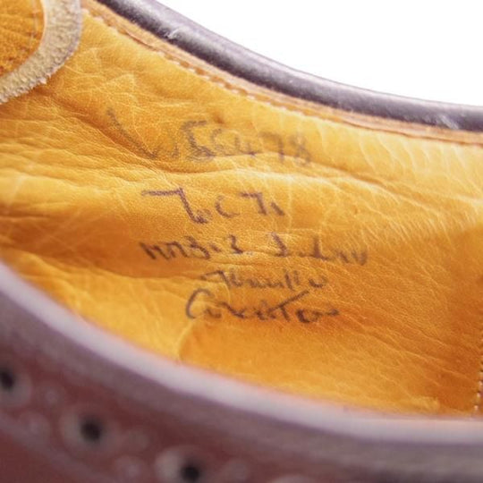 極上★チャーチ 70G/UK7【貴重★73ラスト仕様/GRAFTON/グラフトン】4都市ロゴ/ポリッシュドバインダーカーフ/黒/メンズ/Church's★e341