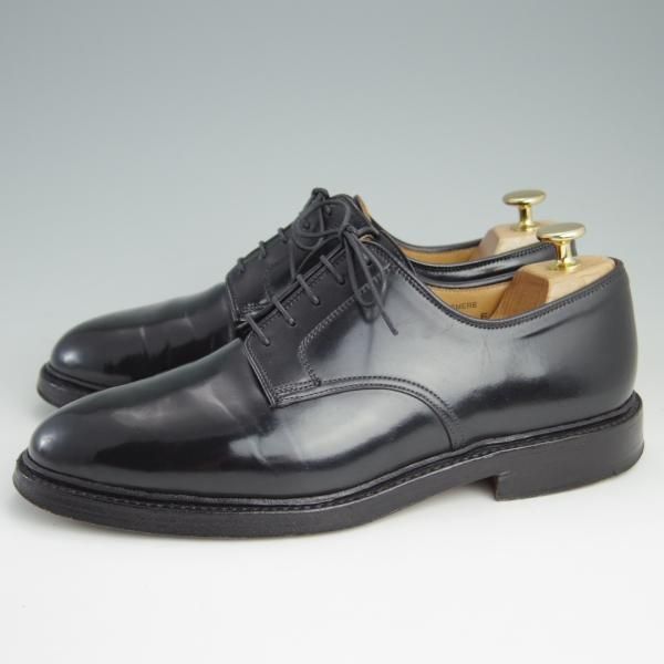極上★クロケット&ジョーンズ 6.5E【貴重★コードバン仕様/GRASMERE】325ラスト/プレーントゥ/黒/メンズ/Crockett&Jones★e342