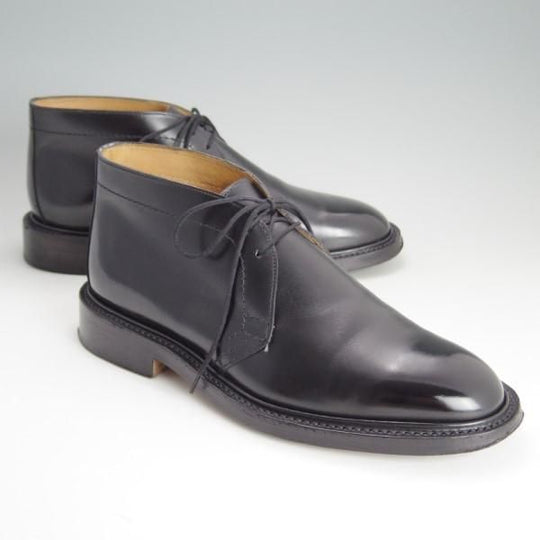 美品★トリッカーズ SIZE 8.5【★チャッカブーツ/M7384】ボックスカーフ/黒/メンズ/Tricker's★e346