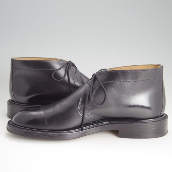 美品★トリッカーズ SIZE 8.5【★チャッカブーツ/M7384】ボックスカーフ/黒/メンズ/Tricker's★e346