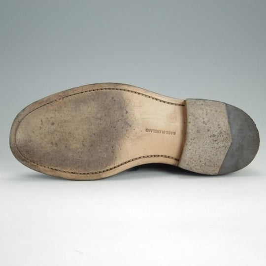 美品★トリッカーズ SIZE 8.5【★チャッカブーツ/M7384】ボックスカーフ/黒/メンズ/Tricker's★e346