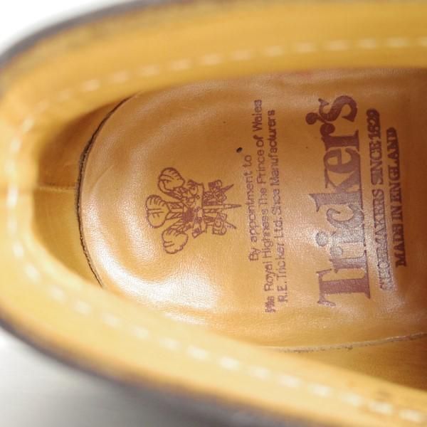 美品★トリッカーズ SIZE 8.5【★チャッカブーツ/M7384】ボックスカーフ/黒/メンズ/Tricker's★e346