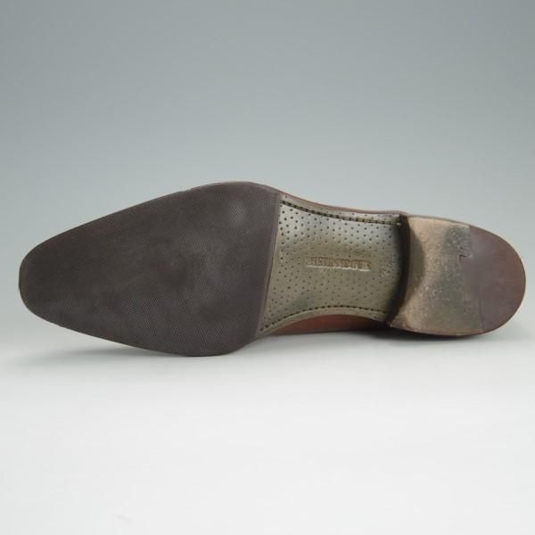 SHETLANDFOX 3048SF ストレートチップ 内羽根 ブラウン 極美品☆シェットランドフォックス SIZE 7.5【定価￥41,040