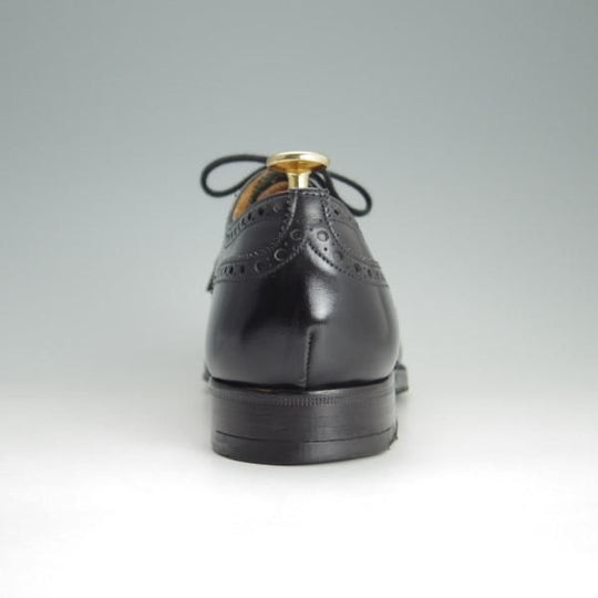 極上★チャーチ 70F/UK7【貴重★73ラスト/ディプロマット似寄り】Perth/4都市ロゴ/セミブローグ/カーフ/黒/メンズ/Church's★e349