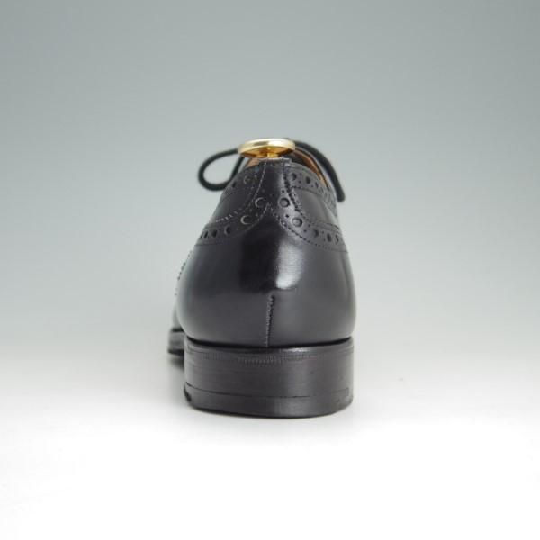 極上★チャーチ 70F/UK7【貴重★73ラスト/ディプロマット似寄り】Perth/4都市ロゴ/セミブローグ/カーフ/黒/メンズ/Church's★e349