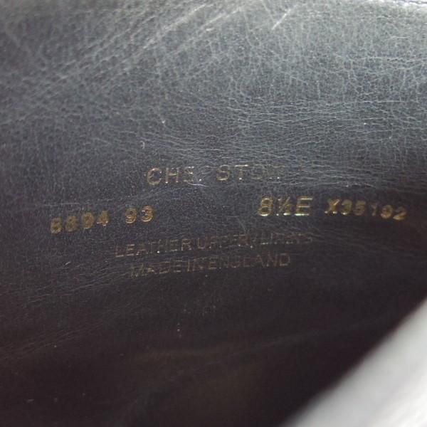 極美品★クロケット&ジョーンズ 8.5E【ダイナイトソール仕様★チャッカブーツ/CHEPSTOW】335ラスト/紺/メンズ/Crockett&Jones★e353