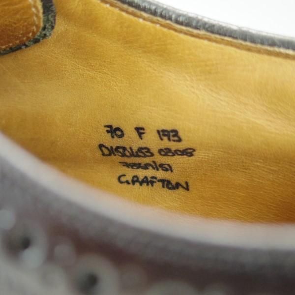 極上★チャーチ 70F/UK7【定価￥101,520-★GRAFTON/173ラスト】グラフトン/フルブローグ/ポリッシュドバインダーカーフ/Church's★e356