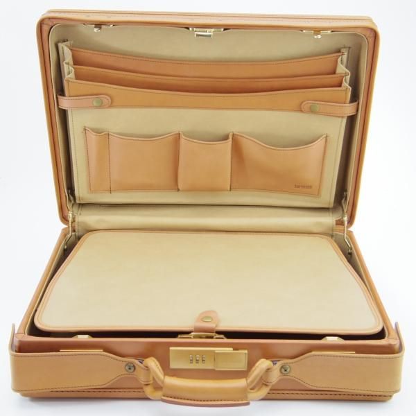 極上★(米)ハートマン/hartmann luggage【定価20万円以上★アタッシュケース】ベルティングレザー/メンズ/ビジネス/バッグ★N5476