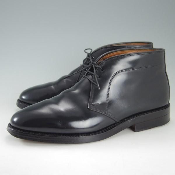 極上★(米)アレンエドモンズ 6.5E【コードバン仕様★チャッカブーツ/Chukka】黒/メンズ/ALLEN EDMONDS★e362