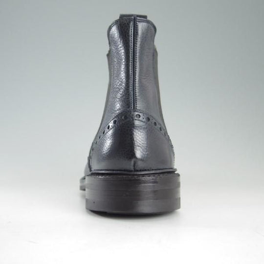 美品★クロケット&ジョーンズ 8.5E【ダイナイトソール仕様★サイドゴアブーツ/NEWBURY】335ラスト/紺/メンズ/Crockett&Jones★e364