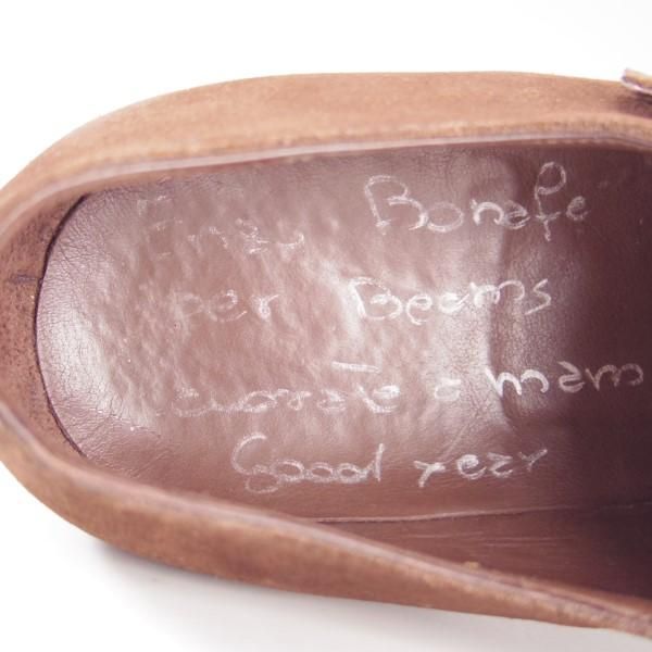 極上★(伊)エンツォ・ボナフェ SIZE 9.5【ビームス別注★ハンドソーンウェルテッド製法/九分仕立て】ダブルモンク/Enzo Bonafe★e366