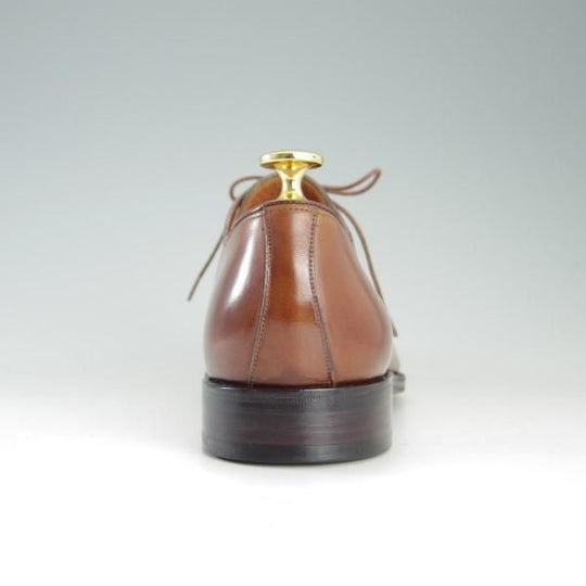 極上★(スペイン製)YANKO/ヤンコ SIZE 24【グッドイヤーウェルテッド製法★ホールカット】10401802/カーフ/茶/メンズ★e367