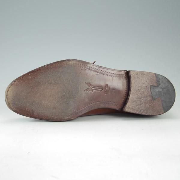 極上★(スペイン製)YANKO/ヤンコ SIZE 24【グッドイヤーウェルテッド製法★ホールカット】10401802/カーフ/茶/メンズ★e367