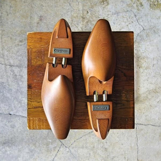 美品★(仏)Corthay/コルテ SIZE 8【定価￥20,520-★純正シューツリー】木製シューキーパー/メンズ★e370