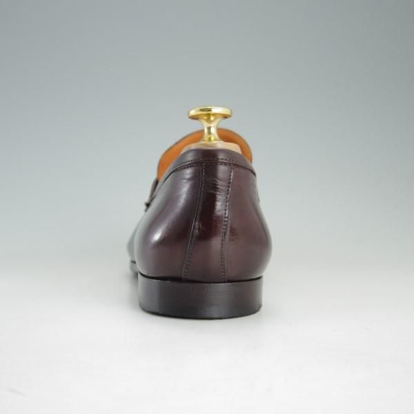 極上★(伊)サントーニ SIZE 6【貴重★BEAMS F別注/コインローファー】スリッポン/濃茶/メンズ/ビームス/Santoni★e376