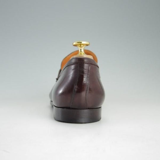 極上★(伊)サントーニ SIZE 6【貴重★BEAMS F別注/コインローファー】スリッポン/濃茶/メンズ/ビームス/Santoni★e376