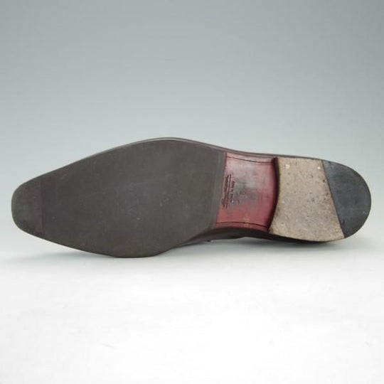 極上★(伊)サントーニ SIZE 6【貴重★BEAMS F別注/コインローファー】スリッポン/濃茶/メンズ/ビームス/Santoni★e376