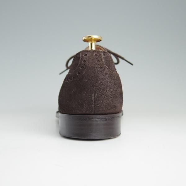 美品★(英)チーニー 7E【定価￥73,440-★セミブローグ/WINSTON/6184ラスト】フレックスソール仕様/スエード/濃茶/メンズ/CHEANEY★e380