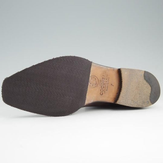 極上★(伊)ステファノビ SIZE 7【グッドイヤーウェルテッド製法★ISETAN別注】サイドゴアブーツ/カーフ/茶/伊勢丹/STEFANOBI★e382