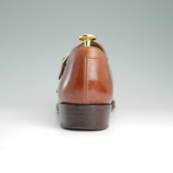 極上★シェットランドフォックス SIZE 8【定価￥66,960-★014F SF/ケンジントン2】ダブルモンク/カーフ/茶/メンズ/Shetlandfox★e385