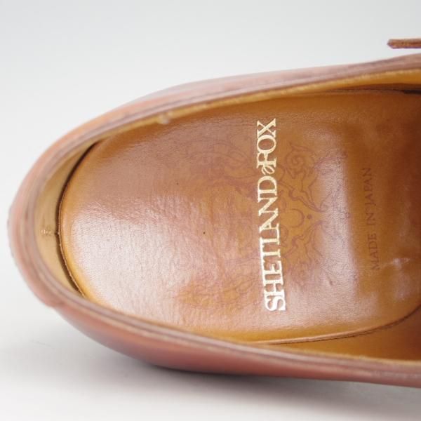 極上★シェットランドフォックス SIZE 8【定価￥66,960-★014F SF/ケンジントン2】ダブルモンク/カーフ/茶/メンズ/Shetlandfox★e385