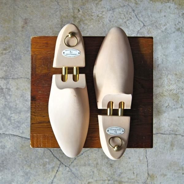 極上★(英)ニュー&リングウッド SIZE 8【純正シューツリー★(英)ダンケルマン製】木製シューキーパー/メンズ/DASCO/New&Lingwood★e387