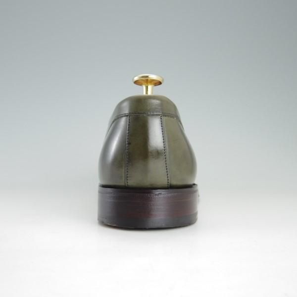 極美品★(英)チーニー 6F【定価￥73,440-★HUDSON/ハドソン/コインローファー】5203ラスト/カーフ/緑/メンズ/CHEANEY★e389