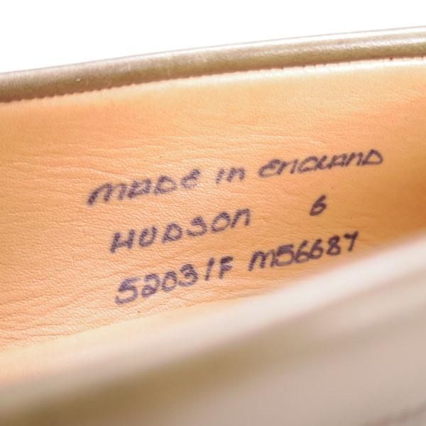 極美品★(英)チーニー 6F【定価￥73,440-★HUDSON/ハドソン/コインローファー】5203ラスト/カーフ/緑/メンズ/CHEANEY★e389