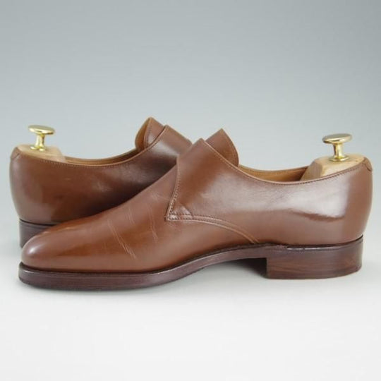 美品★クロケット&ジョーンズ 5.5E【ロイドフットウェア別注★Lloyd Footwear】297ラスト/モンクストラップ/メンズ/Crockett&Jones★e391