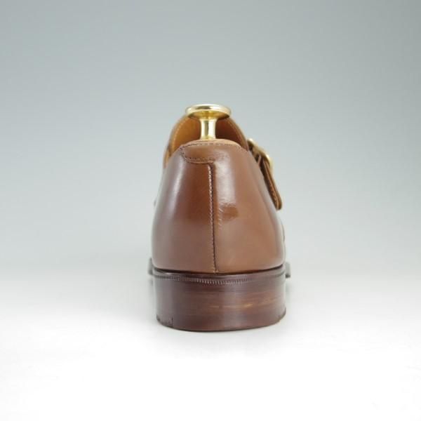 美品★クロケット&ジョーンズ 5.5E【ロイドフットウェア別注★Lloyd Footwear】297ラスト/モンクストラップ/メンズ/Crockett&Jones★e391