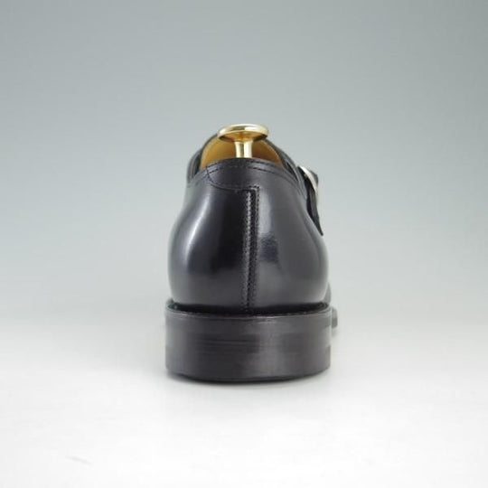 極美品★(浅草)RENDO/レンド SIZE 7【定価￥50,220-★ダブルモンク/7705D】カーフ/黒/メンズ★e392